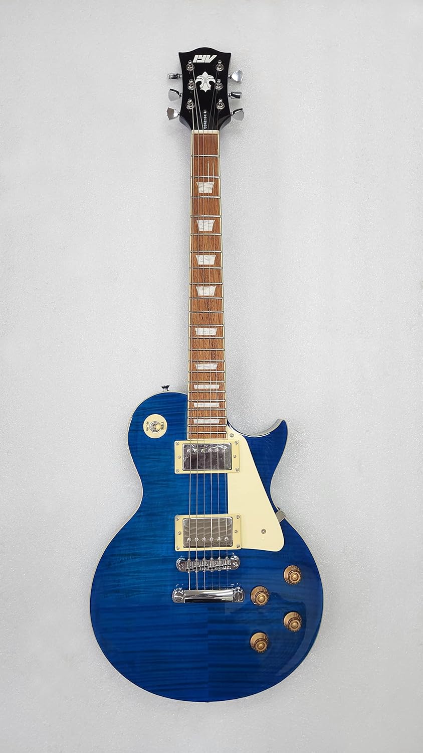 IYV-ILS-350 6 string Solid- Body Electric Guitar,Right, Ocean Blue (ILS-350)