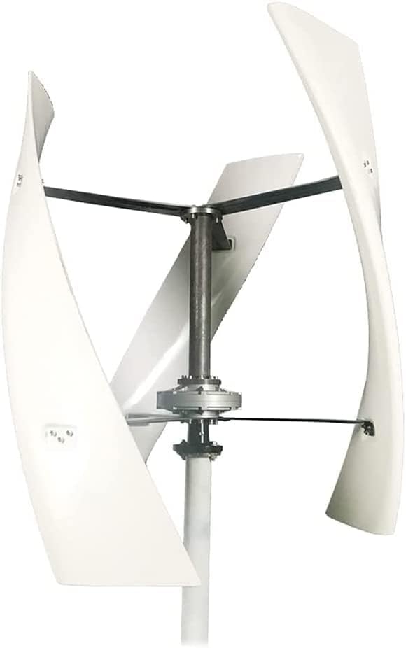 LiuSj JUnSt 9000W Vertical Axis Permanent Magnetic Levitation Wind Turbine with Controller,12V 24V 48V Home Windmill Low Wind Turbine for Home Or Camping (White),220v
