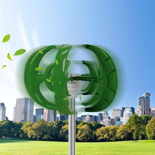 1000W Vertical Axis Wind Turbine Generator, Magnetic Levitation Technology, 12V/24V for Home & Boat, Compact & Efficient Renewable Energy Solution, Quiet Operation, Eco-Friendly Design