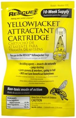 Rescue Yellowjacket Attractant Cartridge #YJTC (Pack of 27)