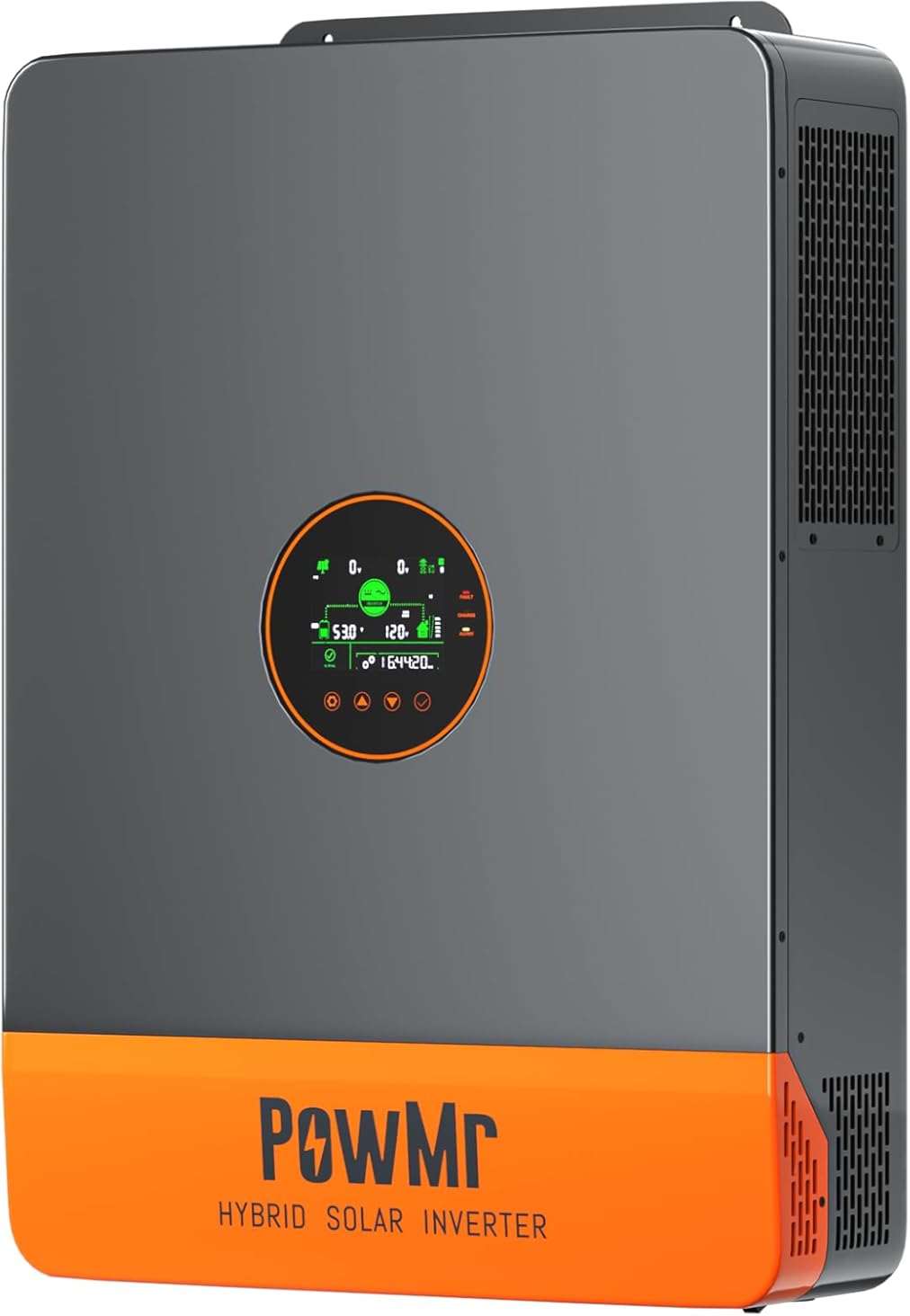 PowMr 10000W Split Phase 48V DC to 100V AC~240V AC Solar Inverter,UL1741 10KW Pure Sine Wave Hybrid Inverter with 200Amp MPPT Charge Controller, Work with 48V Lead Acid and Lithium Battery