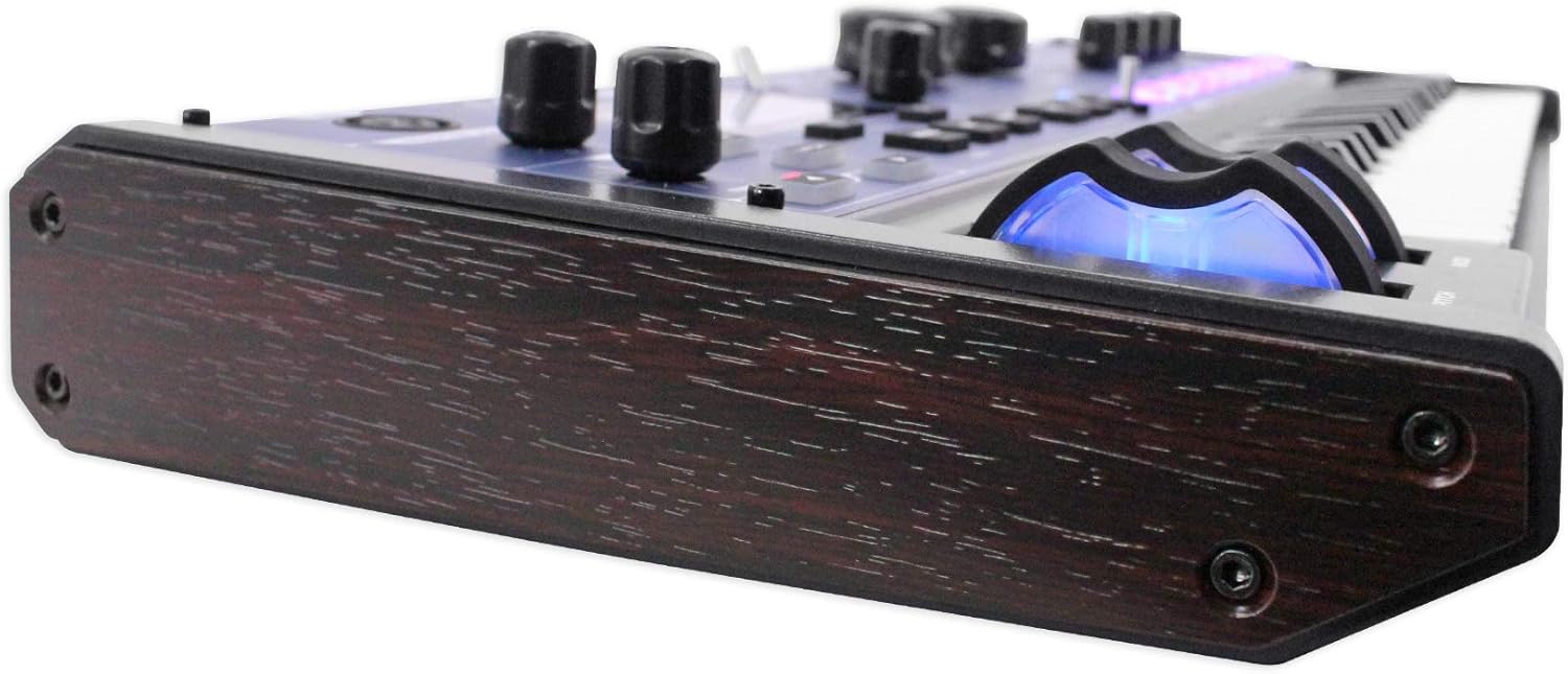 Novation MiniNova Analogue Modelling Compact 37 Mini-key Synth – Tough, compact, powerful mini-synth with pitch-correcting effect vocoder, 256 onboard sounds and five effects per voice layering Blue