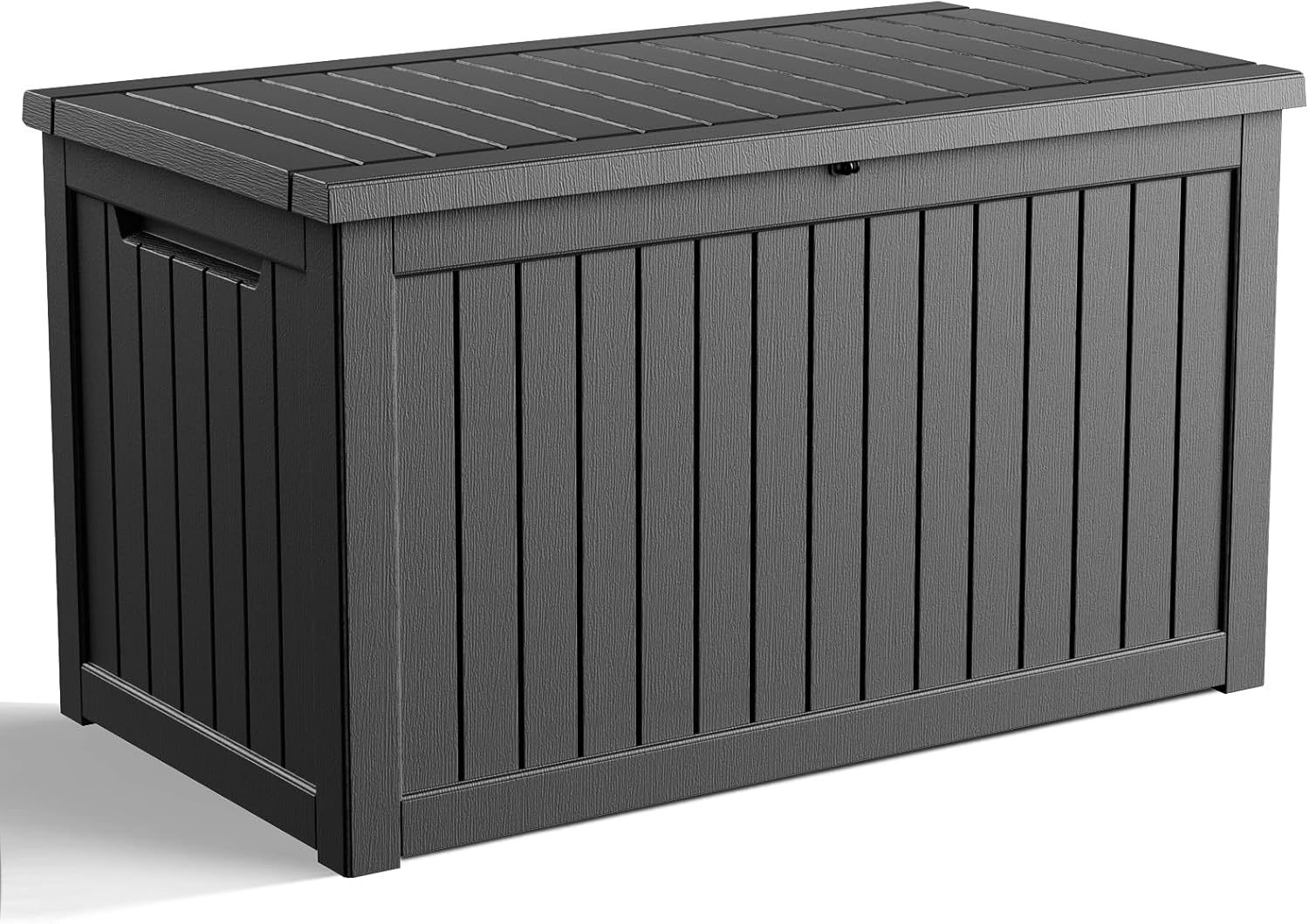280 gallon Deck Boxes Resin Material Outside Storage Box Large Storage Bins with Lids Deck Boxes Outdoor Waterproof for Outdoor Use