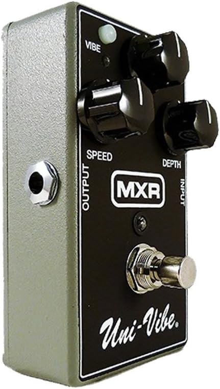 MXR M68 Uni-Vibe Chorus Vibrato Effect Pedal Bundle for Electric Guitar with 2 Patch Cable and 1 Instrument Cable