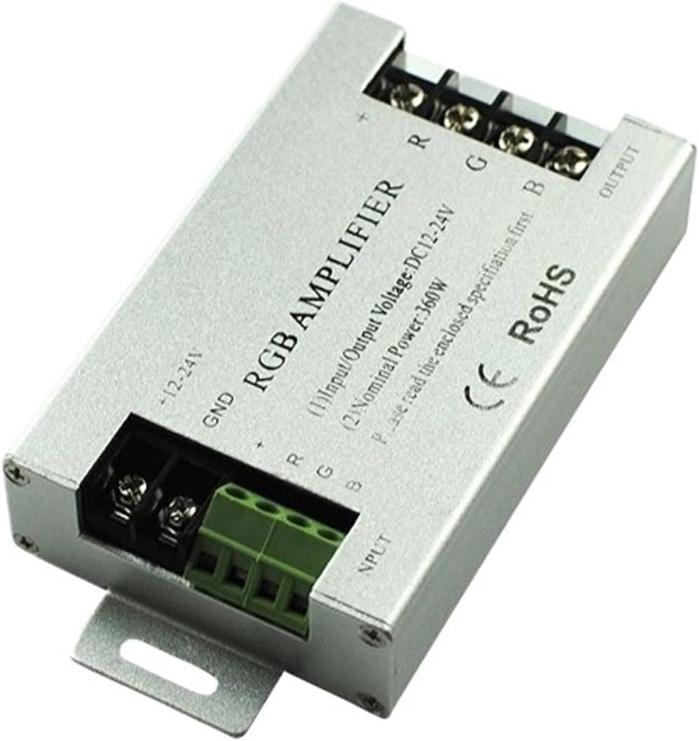 1 Piece/lot DC12-24V 10A LED RGB Amplifier Controller Suitable for 3528&5050 SMD Light Strips