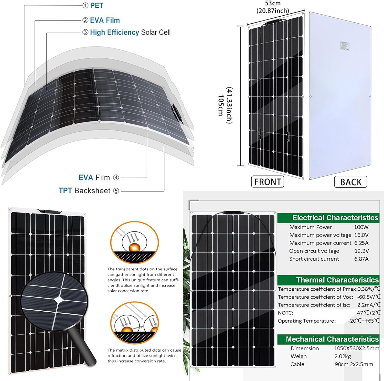 3KW Wind Turbine Generator Kit 12V 24V 48V Free Energy Windmill Vertical Axis Wind Turbine + 2 * 100W Photovoltaic Panels + 3000W Inverter Wind-Solar Hybrid Power Generation System(White,48V)