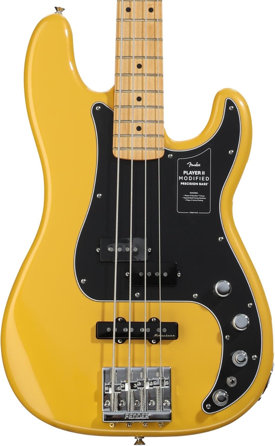 Fender Player II Modified Active Precision Bass - Sunshine Yellow, Maple Fingerboard