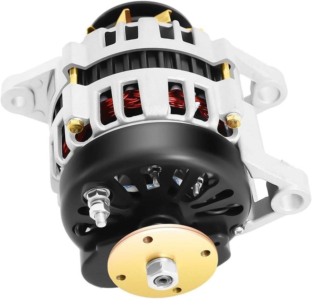 Wind Generator, Permanent Magnet Generator Two Wheel Motor for Charging and Lighting Agricultural Vehicles,for Home, Farm, RVs, Boats(1300w)