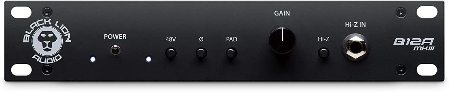 Black Lion Audio B12AMK3 Microphone Preamp