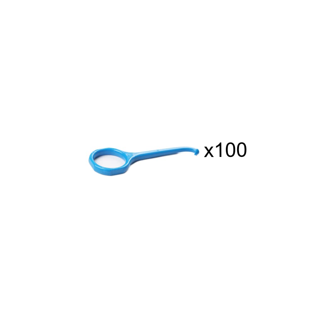 Aligner-B-Out Large Office Pack | 100 Blue Single Packs | Invisalign Remover Tool & Aligner Remover Tool | Invisalign Accessories & Ortho Tools | For All Clear Aligners & Clear Retainers