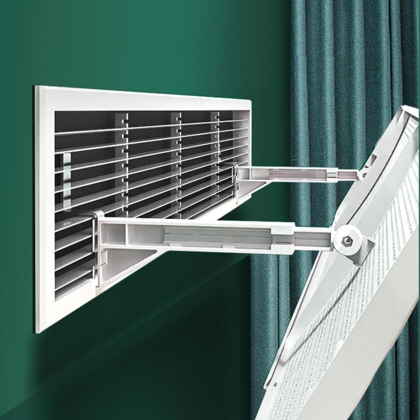 Easy to Install, Angle Adjustable Central Air Conditioning Wind Shield, Suitable for Most Air Conditioners, Anti Direct Blowing