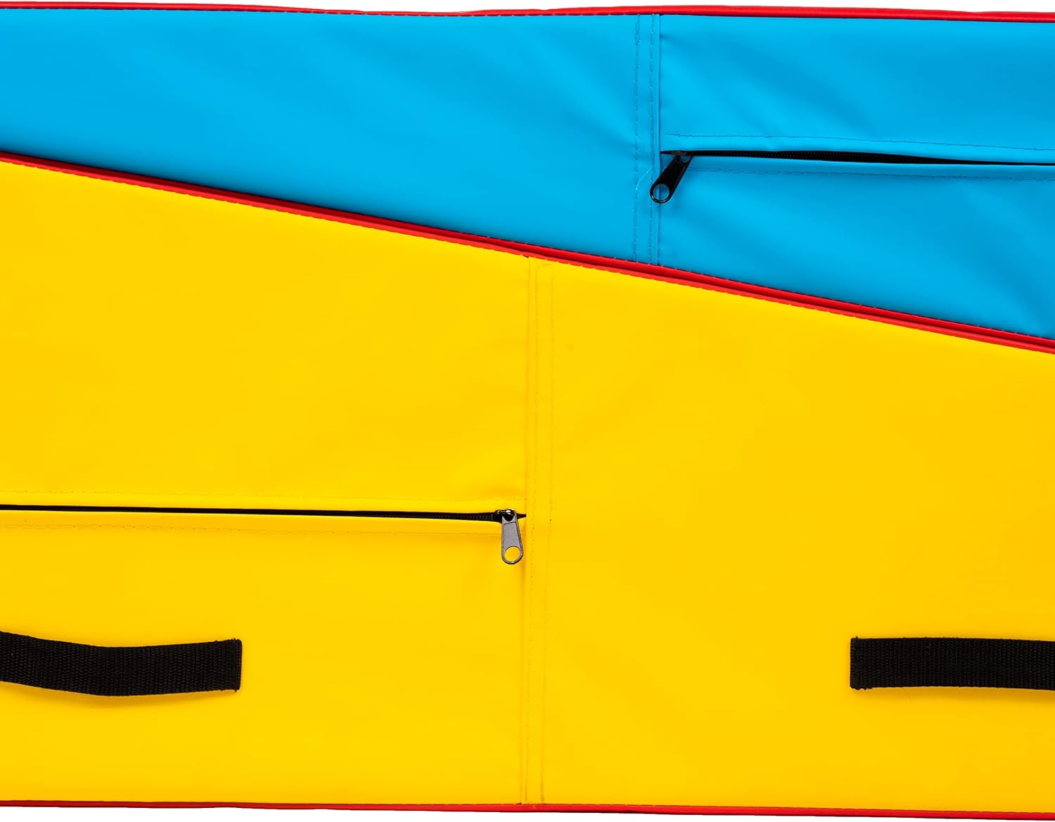 PRISP Folding Incline Gym Mat - Extra Long 71 x 30 x 14 in Wedge Gymnastics Tumbling Mat for Kids