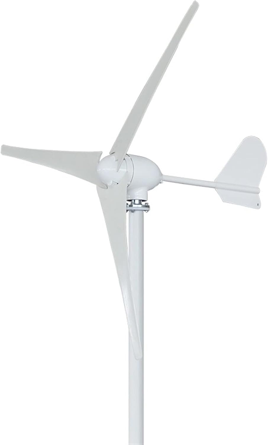 Wind Turbine Real 500 W Horizontal Wind Turbine Generator 12 V 24 V 48 V 3/5 Blades Windmill Home Use + 600 W Waterproof Charger Controller (Color : Flange base, Size : 5 BLADES_24_500W)