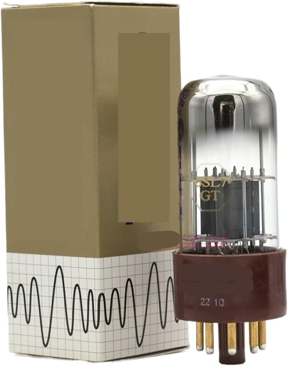 6SL7 Tube Replaces 6SL7/6N9P/6H9C Vacuum Tube Precision Matching Suitable for Amplifier(6SL7 -g,2 pcs)