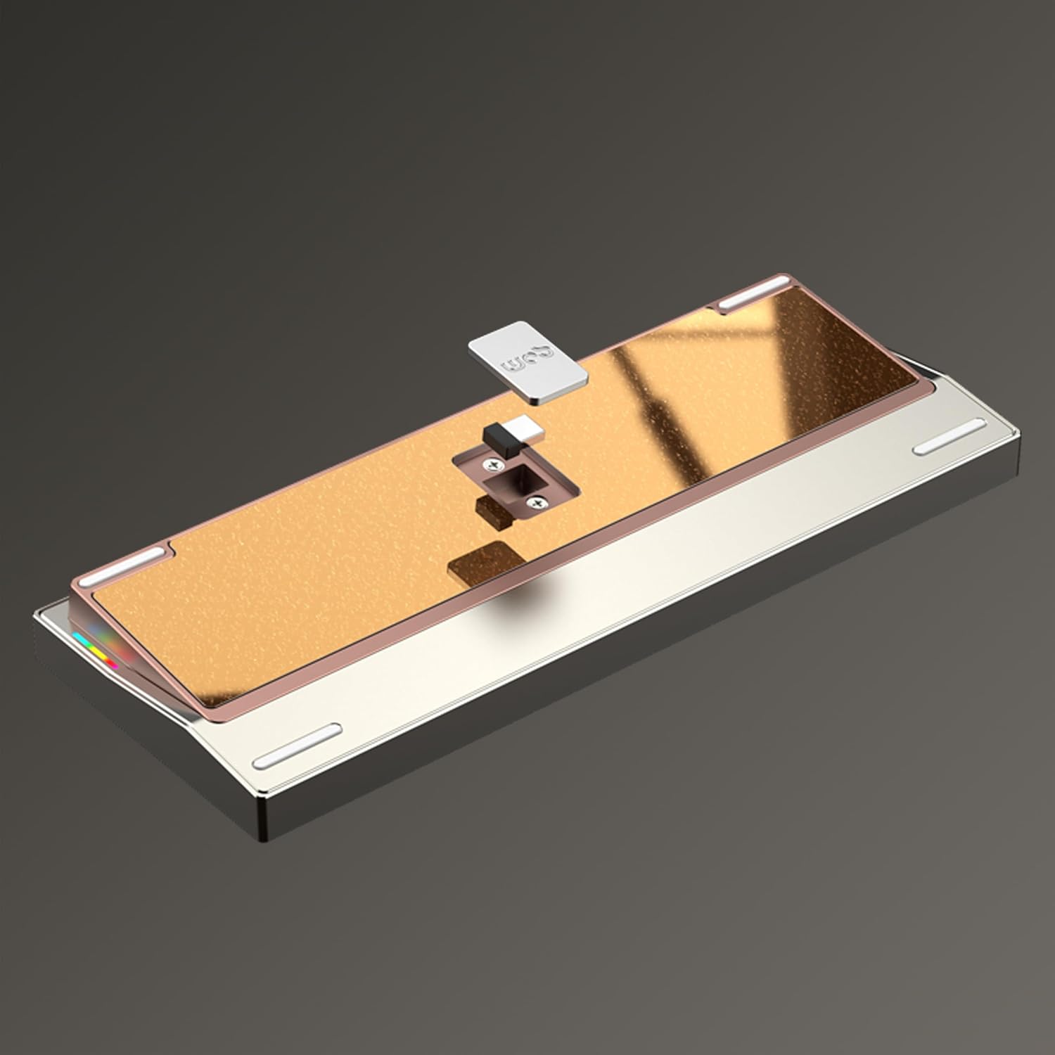 KEEBMONKEY WOBKEY Crush 80 Reboot CNC Aluminum 5-Second Quick-Release Triple-Mode Connectivity Mechanical Keyboard with Superior Acoustics (Pro Navy)