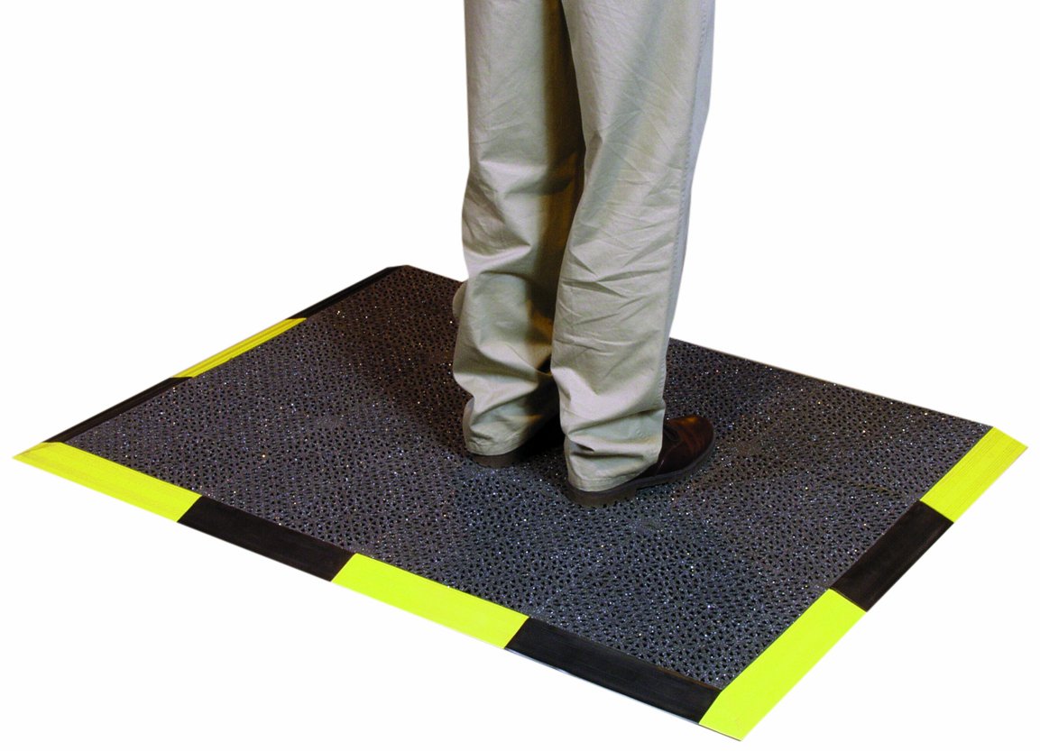 Checkers Industrial Safety Products CHPCS22-G Tile Matting Personal Comfort Stations, 2' x 2' (Pack of 12)