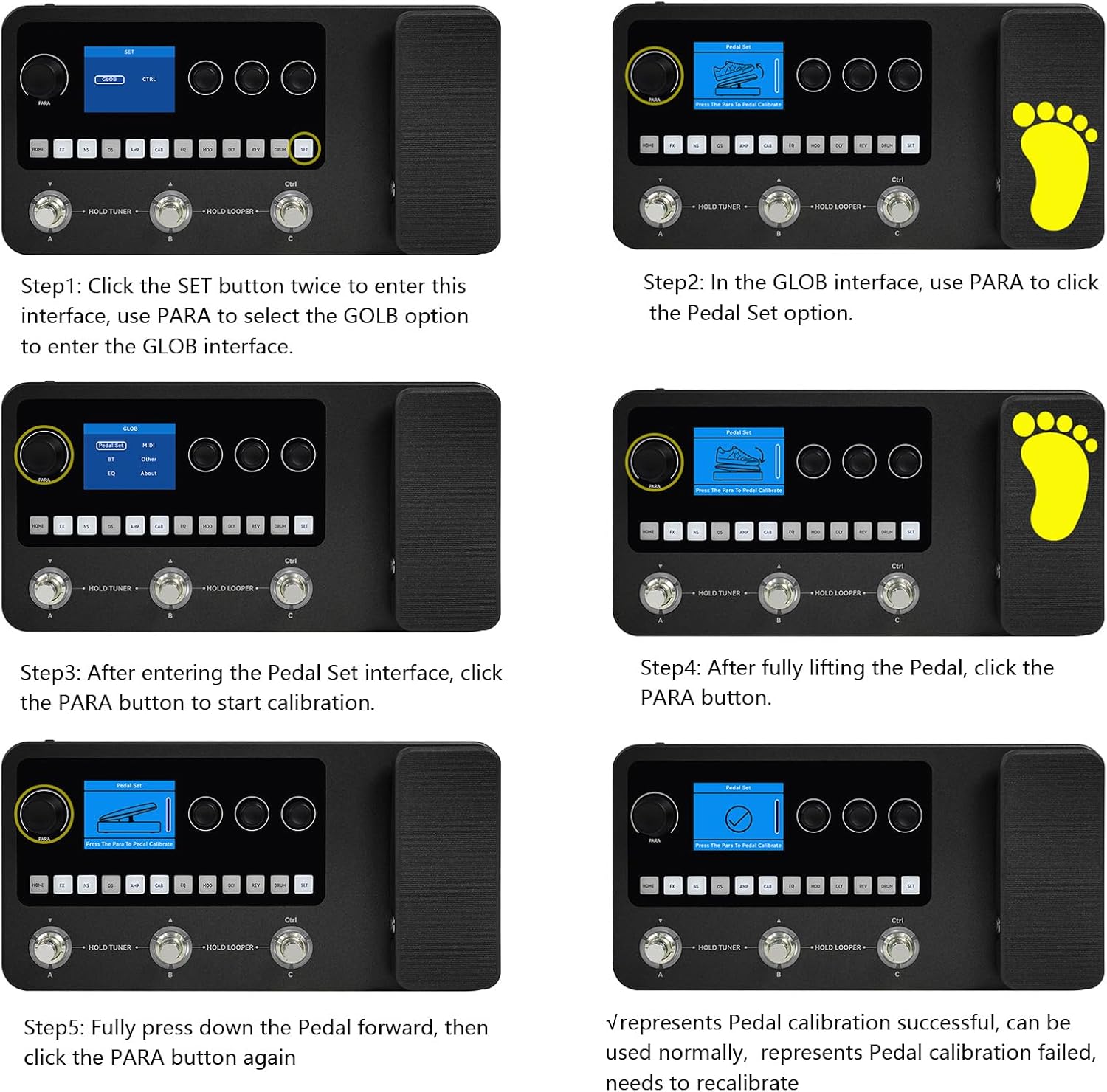 Multi Effects Processor Compact Portable Design with Drum Machine for Electric Bass Guitar Live Studio