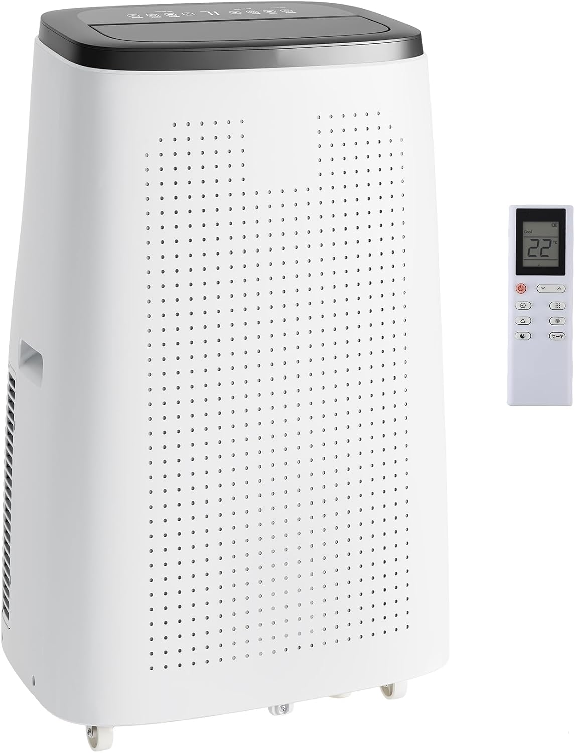 14000 BTU Portable Air Conditioner, Gray