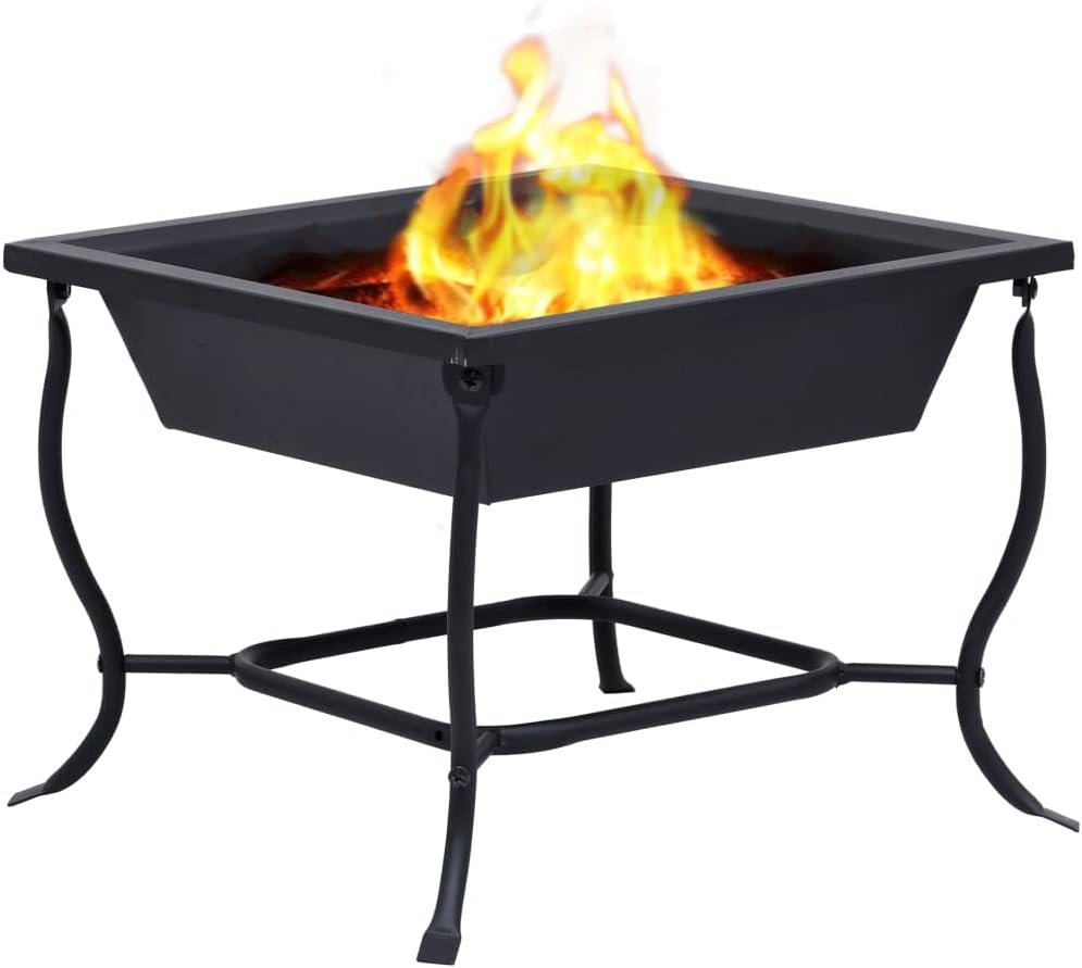 SKM Fire Pit Black 17.7