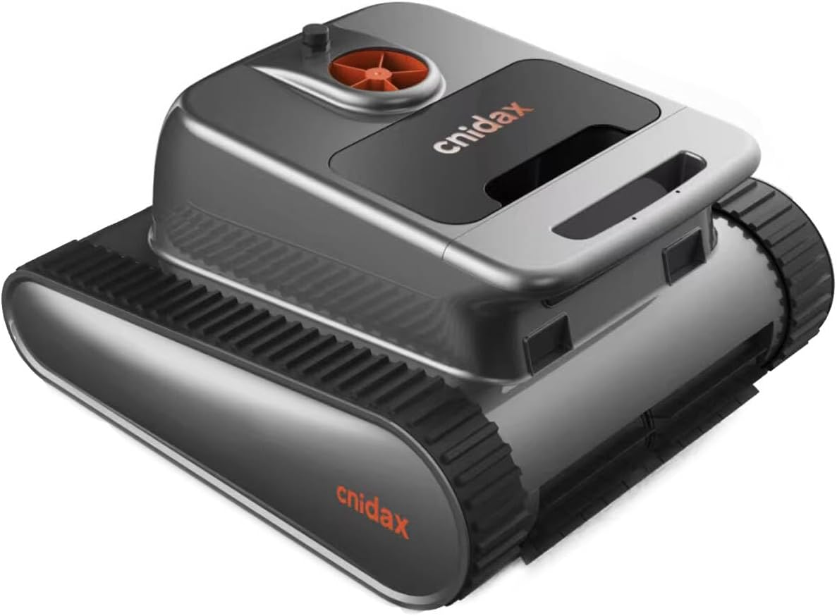 Cordless Robotic Pool Cleaner-WavePath Navigation, Wall-Climbing, Quad-Motor, 150 mins Runtime for Inground Pools up to 1,600 sq.ft
