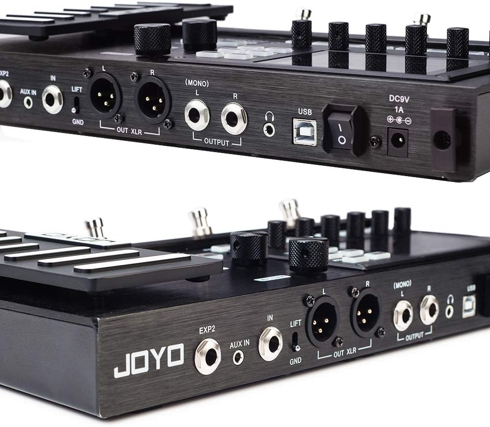 JOYO Guitar Multi Effect Processor with Expression Pedal with 157 Effect, 61 Preamp Modeling, 40 Drum Machine, IR Cab Simulation, Looper, Tap Tempo (GEM BOX III)