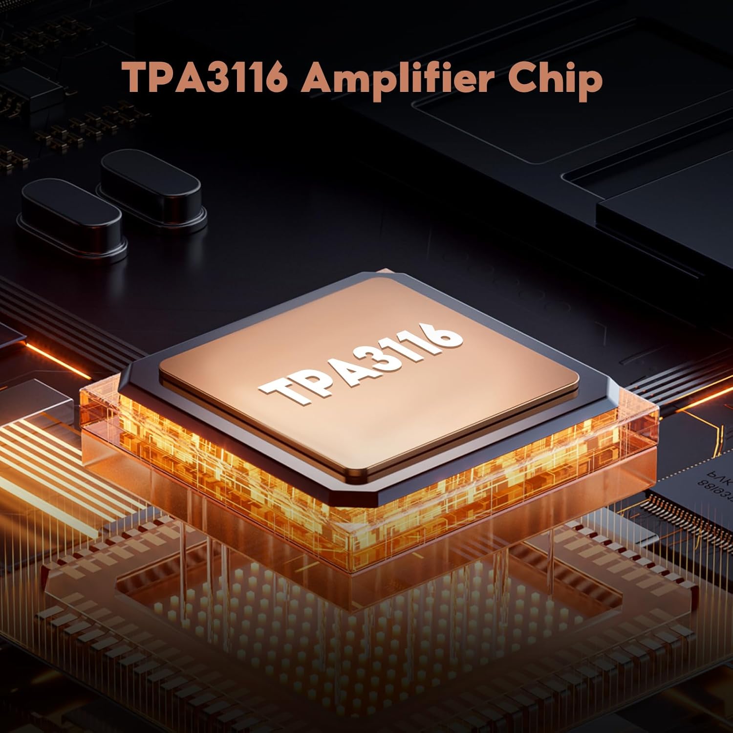 AIYIMA A03 2.1 Channel Class D Amplifier 50W * 2+100W TPA3116 Bluetooth Stereo Amp HiFi Power Amplifier with Power Adapter for Home Outdoor Passive Speakers/Subwoofer/Active sub