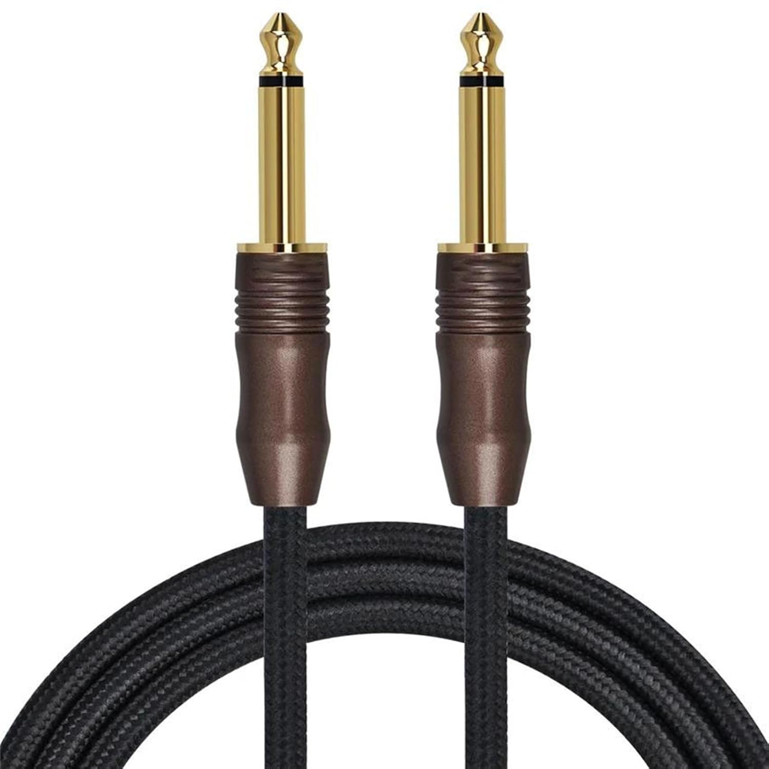 Guitar Audio Cable 6.35mm Cable 1/4inch Guitar Cable Male to Male 6.3 Cable Guitar Lead for Electric Guitar Bass Amplifier(8m)