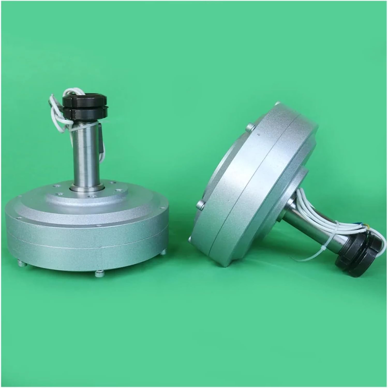 Low RPM 300RPM 200W 500W 100W 3000W Coreless Generator Low Resistance Quick Start Running for Wind Turbine Hydraulic Low Starting Speed for Home(with Base,12V_500W)