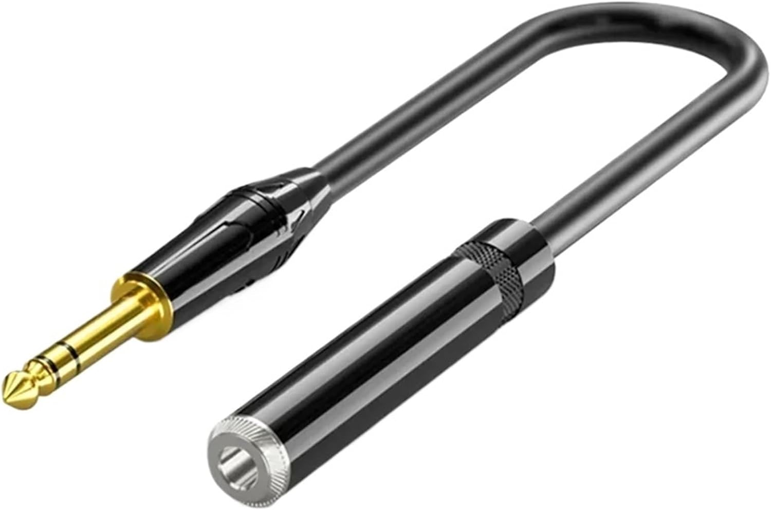 6.35mm Audio Extension Cable 1/4inch TRS Male to Female Adapter Stereo Cable for Headphone Microphone Amplifier Mixer Speaker(Female to Female,5m)