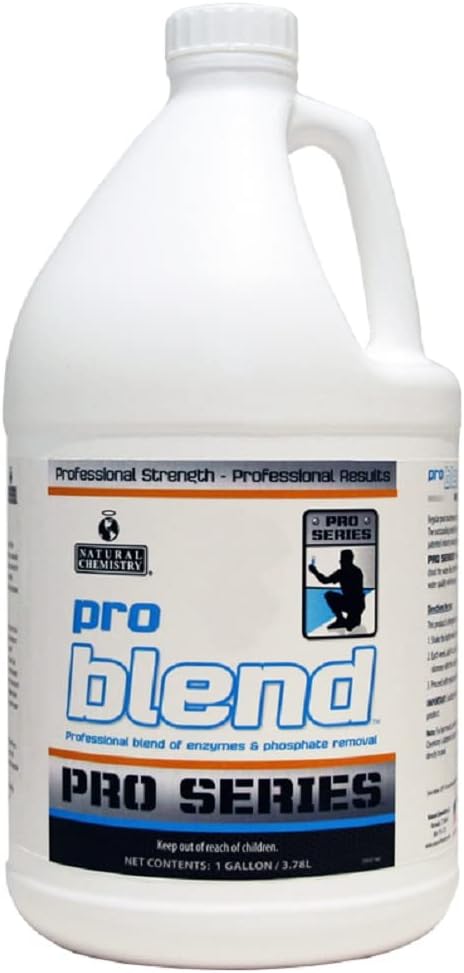 Natural Chemistry Pro Series Pro Blend, Professional Blend of Enzyme & Phosphate Removal, 1 Gallon, Multipurpose Phosphate Remover, Keeps Pools at Peak Water Quality
