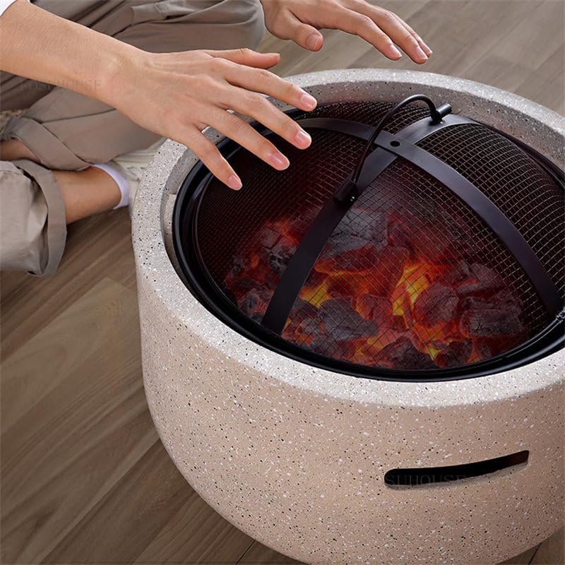 Outdoor Fireplaces Indoor Fire Pits Household Heating Stove Brazier Outdoor Courtyard Garden Barbecue Grill Camping Furnace Fire Pits