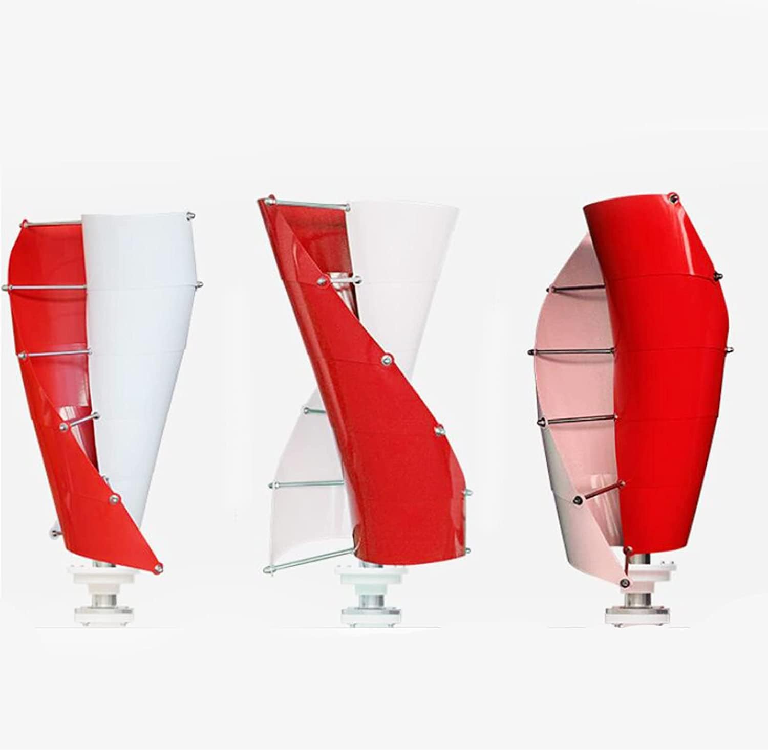 LiuSj JUnSt Energy Windmill Vertical Wind Generator, 4000W Maglev Off-Grid System Household Small Energy Generator Wind Power Kit