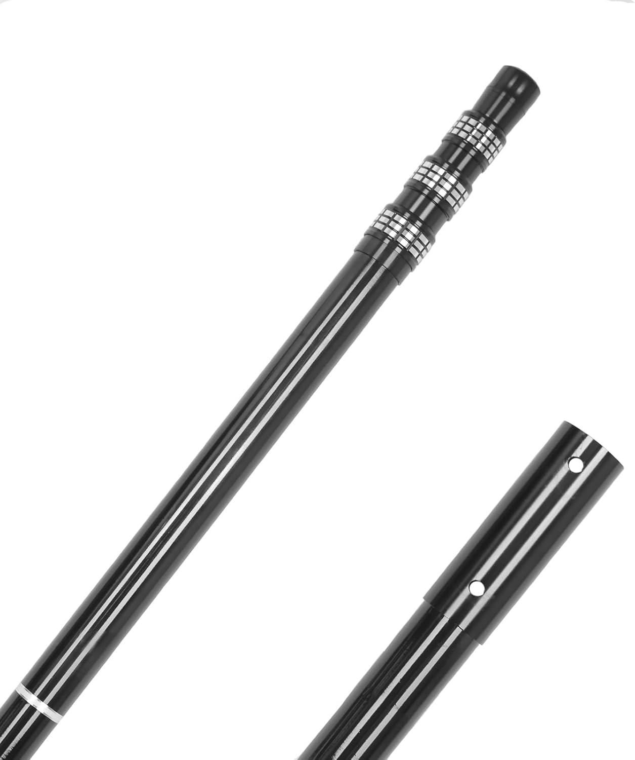 pool pole-Swimming pool pole carbon fiber, pool skimmer carbon fibre, Telescopic swimming pool cleaning rod, advanced adjustable telescopic rod, used for skimming nets, vacuum heads (15 Feet)