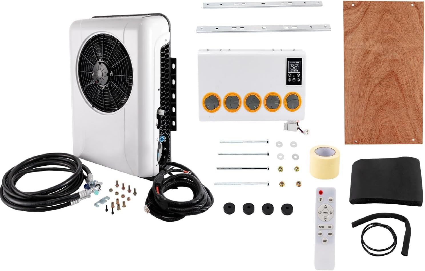 Air Conditioner Kit，12V 6800BTU Universal RV Air Conditioner System Split Mini Split AC System Unit