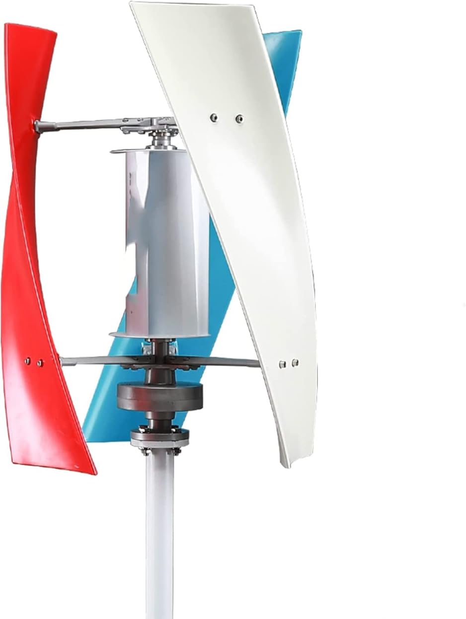 Low Noise 8000W Wind Turbine Generator for Home12v 24V 48V Vertical Axis Free Energy Windmill with Controller