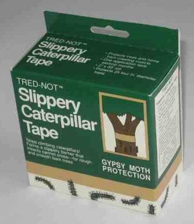 Case / 12 Rolls Slippery Caterpillar Barrier Tape Gypsy Motyh/Sponge Moth Tree Band Wrap Protection