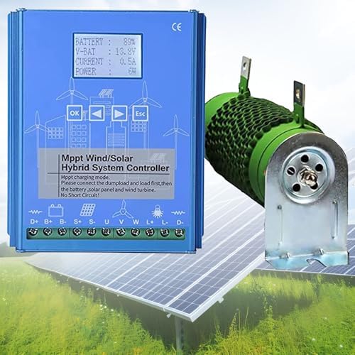 12000W Wind Solar Hybrid Charge Controller with Dump Load for 12V/24V/48V Batteries, Auto Regulator for Wind Turbine Generator, Efficient Power Management System