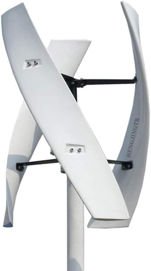 10000W 3-Blade Vertical Axis Wind Turbine Generator,12V 24V 48V Garden Boat Wind Motor with Controller And Flange Plate(White),220V