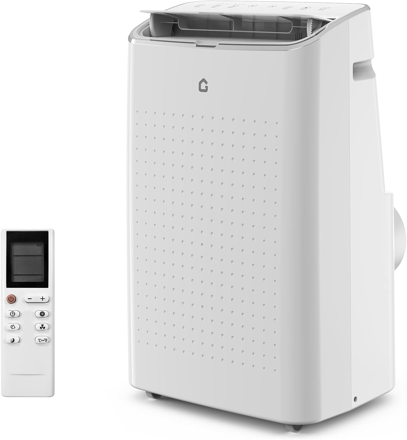 15,000 BTU Portable Air Conditioner, 3 in-1 Standing AC Unit with Dehumidifier and Fan, Remote and LED Touch Panel, Sleep Mode, Window Kit, Cools up to 850 Sq.Ft., Quiet Operation, Black Top