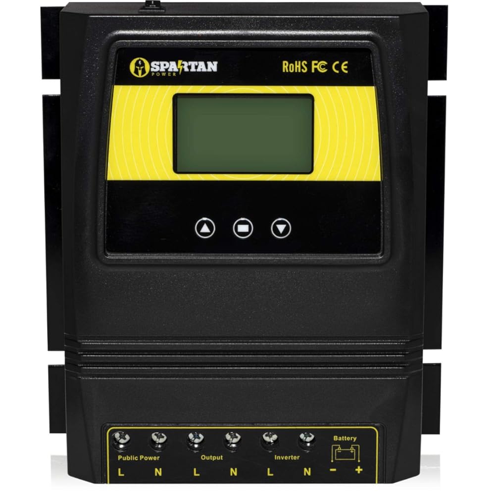 Spartan Power 50A 5500 Watt Automatic Transfer Switch Great for Solar & Wind Off Grid Systems