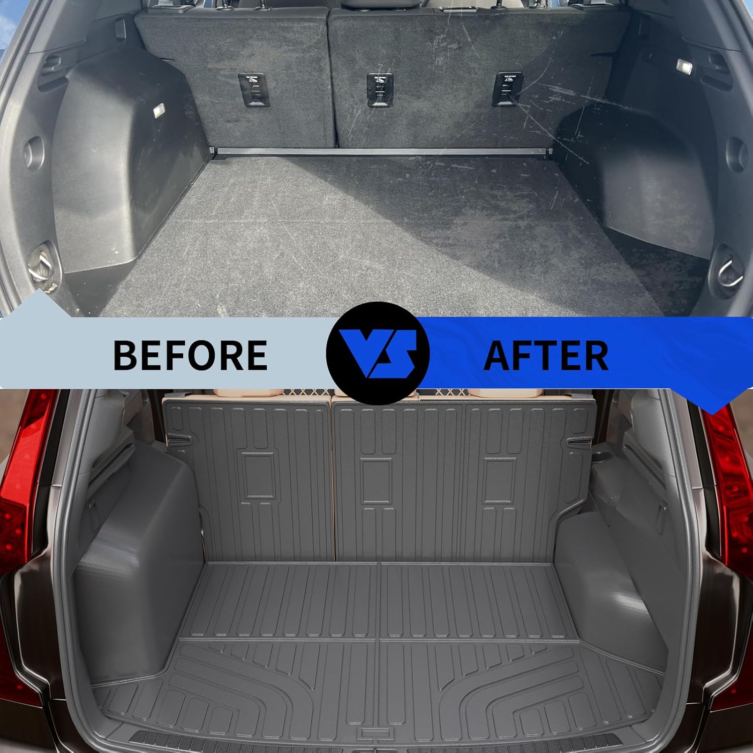 Rongtaod Floor Mats Compatible with 2025 2026 Chevrolet Equinox GMC Terrain NO EV Trunk Mat Trunk Liner Cargo Liner Door Still Protector Chevy Equinox Accessories (Floor Mats Full Set 10pcs)