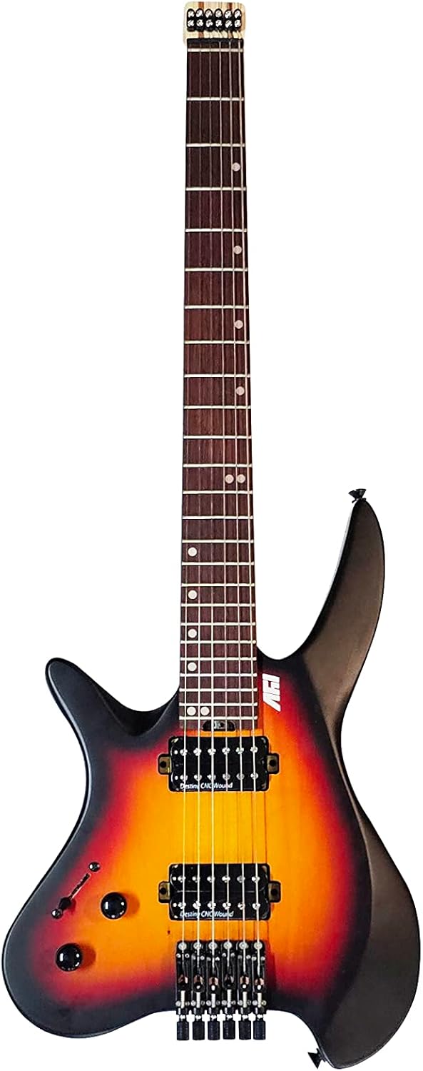IYV-ISHL-500 LH, 6-String Headless Electric Guitar, 3-Tone Sunburst, Left hand