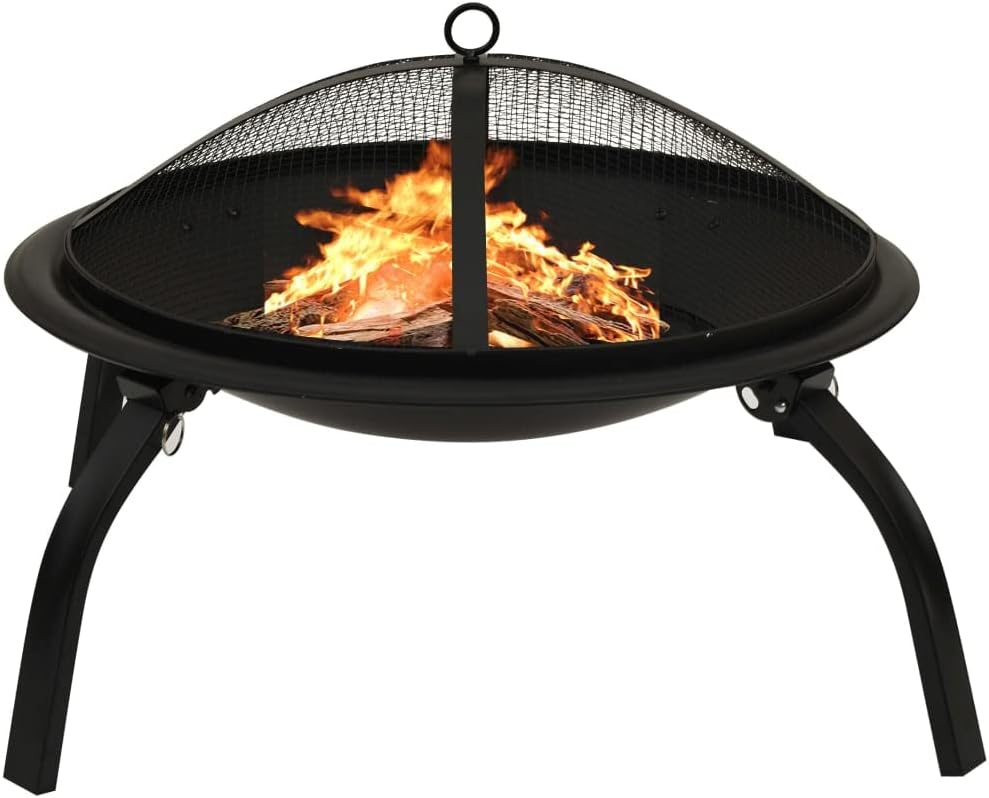 YAFF 2-in-1 Fire Pit and BBQ with Poker 22