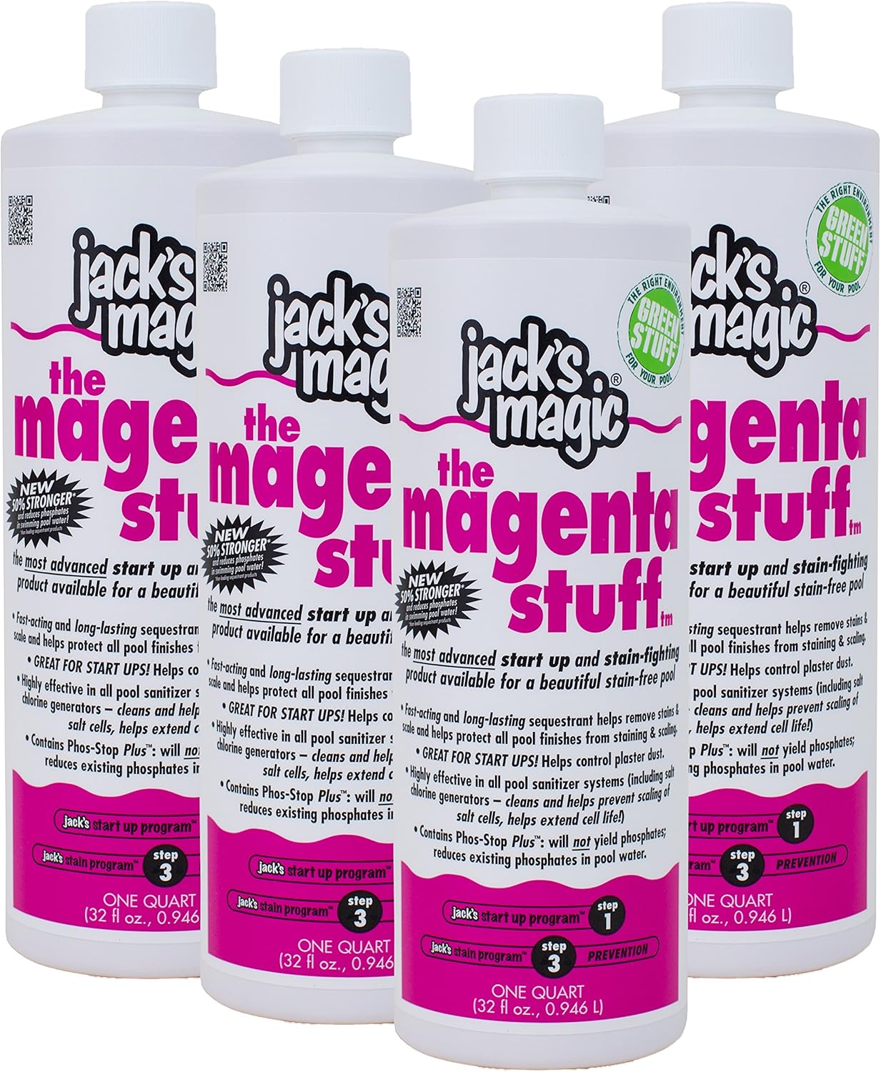 Jack's Magic The Magenta Stuff (1 qt) (4 Pack)