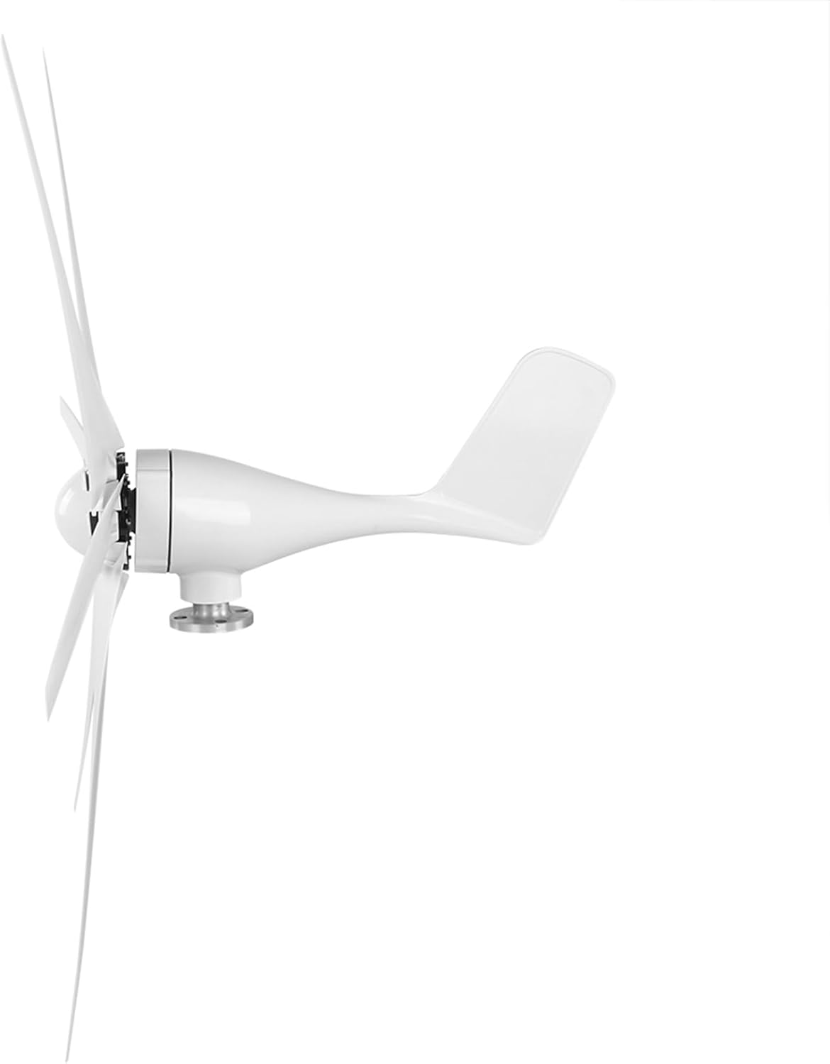 800W Wind Generator Kit 6 Blade Industrial Machinery Machine Professional Wind Turbines Small Windmill Generator (white 48V)