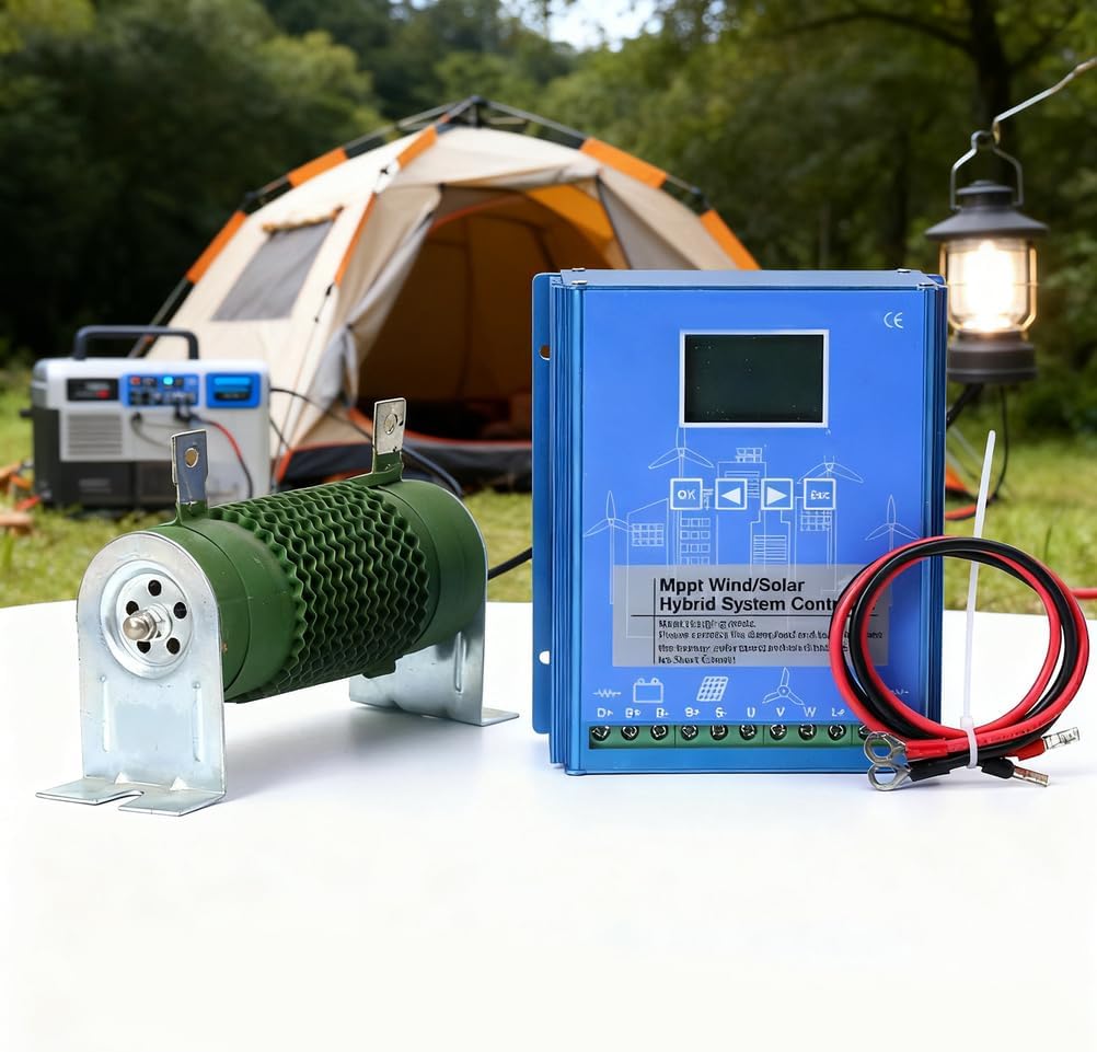 12v,HYZHANHONG High Performance Wind Solar Hybrid System Controller, Intelligent Wind/Solar Hybrid Charge Controller,with Resistor for Versatile Wind Turbine (48V-10000W)
