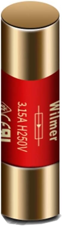 1PCS 5 * 20mm HiFi Graphene Nano Quantum Fuse CD Audio Amplifier Tube Amp Fuse Slow Blow Fuse (Color : Red Knight 5A)