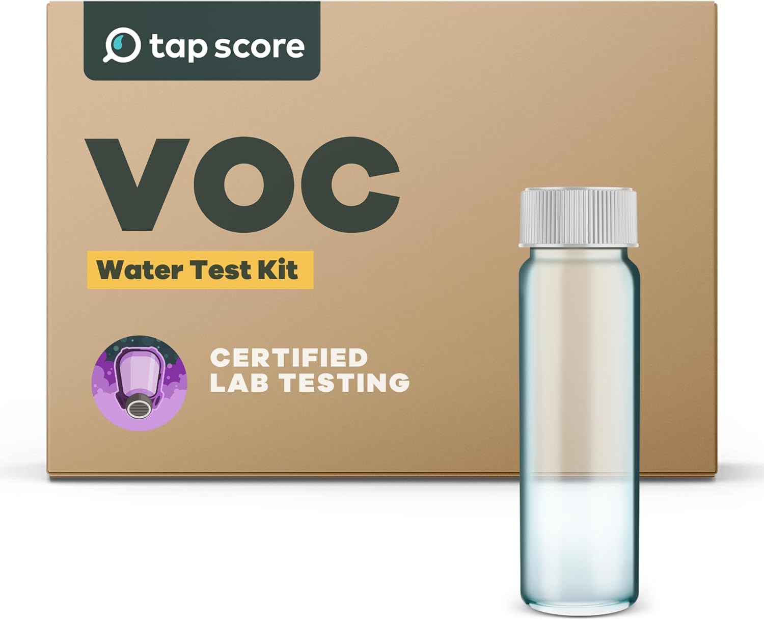 Tap Score Total Trihalomethanes and VOC Water Test Kit | Specialized EPA Certified Drinking Water Labs | #1 Best Home Water Test 2021-24 NYT Wirecutter | 100% Unbiased