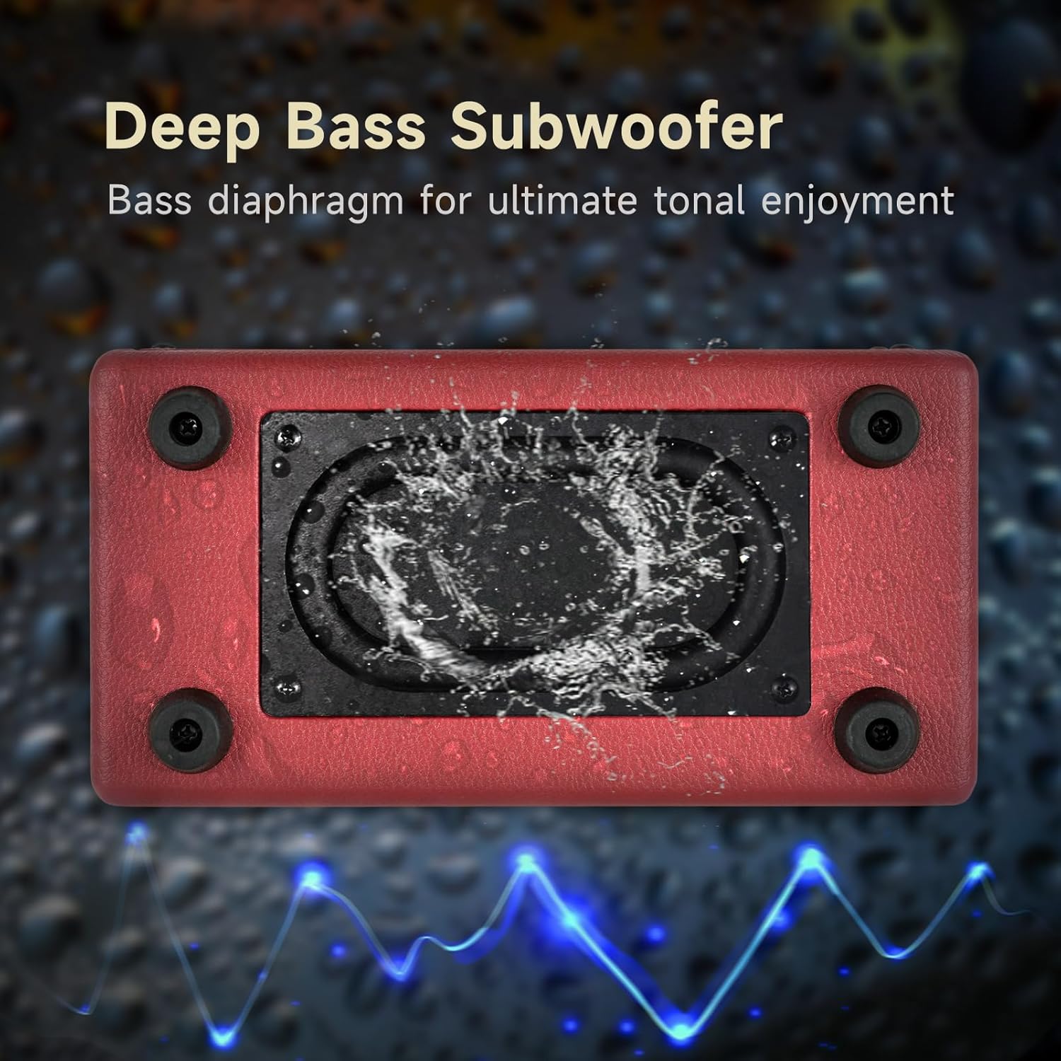 MOOER SD10i 10W Guitar Stereo Mini Combo with Multi Effects, Amplifier Carry Strap, LED Ambient Lights, F4 Wireless Controller