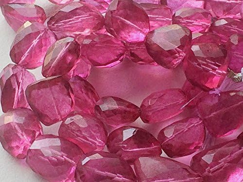 13 inch natural beads strand of 13-18mm faceted tumble crystal quartz gemstone beads for DIY jewelry - necklace, bracelet, earring, ring.